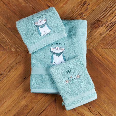 Les Petits Félins Bath Linen - 450g/m² Cotton