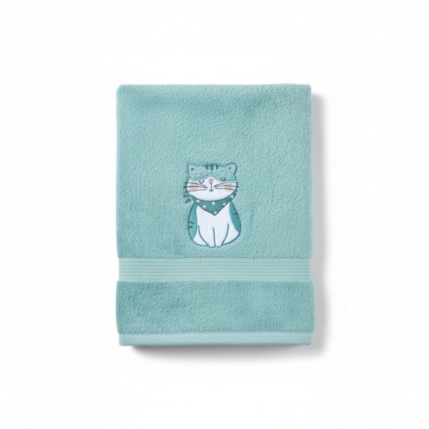 Les Petits Félins Bath Towel - 450g/m² Cotton