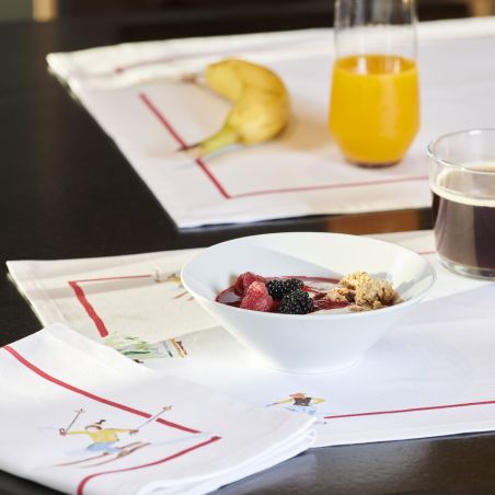 Set of 2 Happy Winter Placemats - 100% Cotton