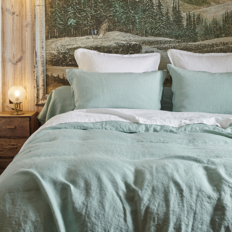 Drap housse - Uni Lin Lave