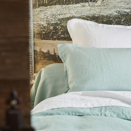 Pillow case washed linen
