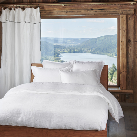 Pillow case washed linen