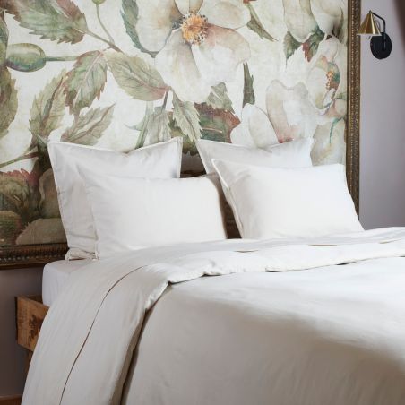 Fitted sheet - Washed satin
