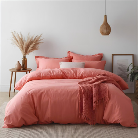 Housse de couette - Uni Percale de coton