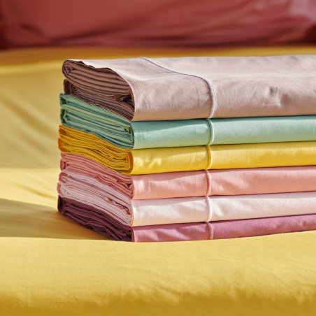 Drap plat - Uni Percale de coton