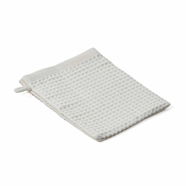 Gant de toilette en nid d’abeille 300 g/m² – Coloris Rose pâle – Gamme Épure
