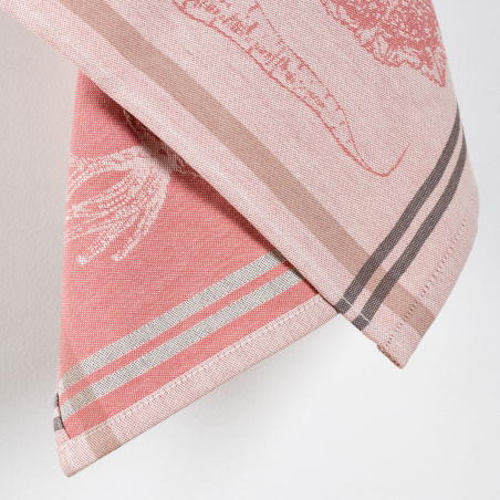Lot 3 Torchons Jacquard Au Pot