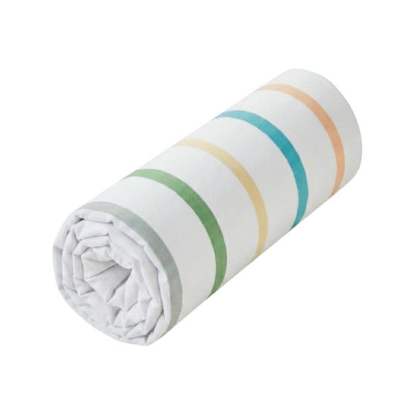 Drap housse Paysage Varois - Percale de coton