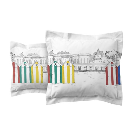 Les Planches Pillowcase - Cotton Percale