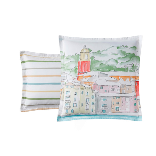Paysage Varois pillowcase - Cotton percale
