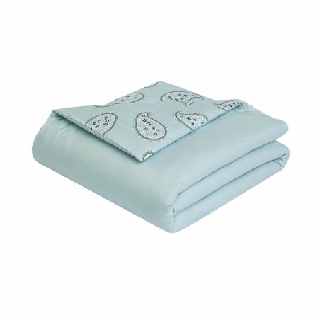 Housse de couette Bastide réversible - Percale de coton 120 fils