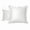 Pillow case Satin Couture Jour Venise white | Bed linen | Tradition des Vosges