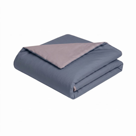 Housse de couette bicolore Duo Coton - Coton 57 fils