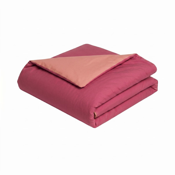 Housse de couette bicolore Duo Coton - Coton 57 fils