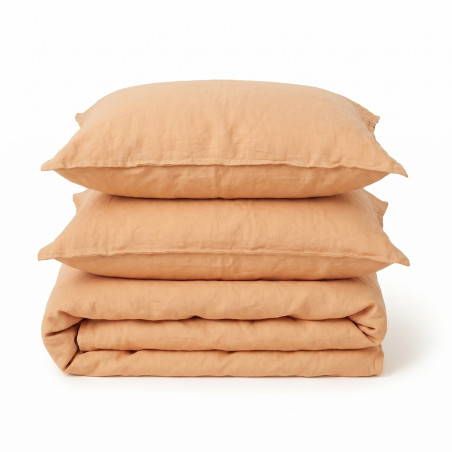 Duvet cover + pillowcase set - 100% Washed Linen
