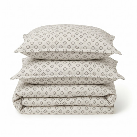 Duvet cover + pillowcase set - 100% Washed Linen