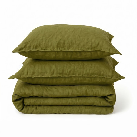 Duvet cover + pillowcase set - 100% Washed Linen