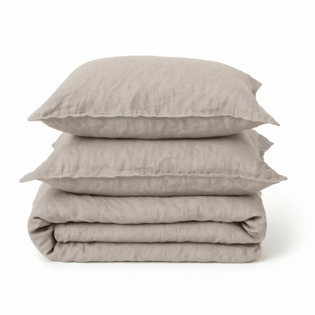 Duvet cover + pillowcase set - 100% Washed Linen