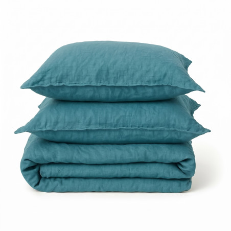 Duvet cover + pillowcase set - 100% Washed Linen