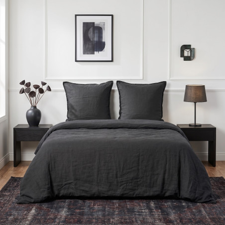 Duvet cover + pillowcase set - 100% Washed Linen