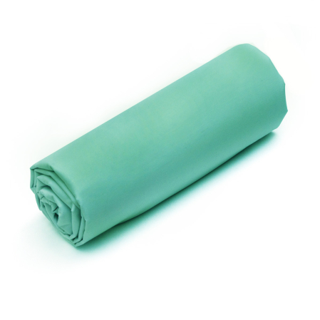 Drap-housse Uni Coton Fin de Série Hello Vert | Linge de lit | Tradition des Vosges