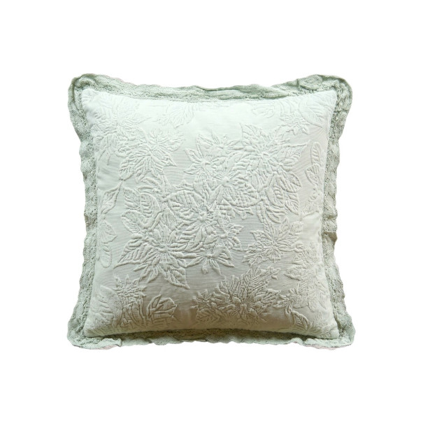Taie d'oreiller Adèle – Coton piqué jacquard