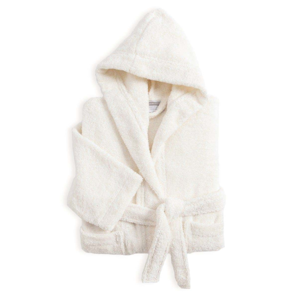 Peignoir Enfant Coton 420g Blanc neige | Linge de bain | peignoir enfant | Tradition des Vosges