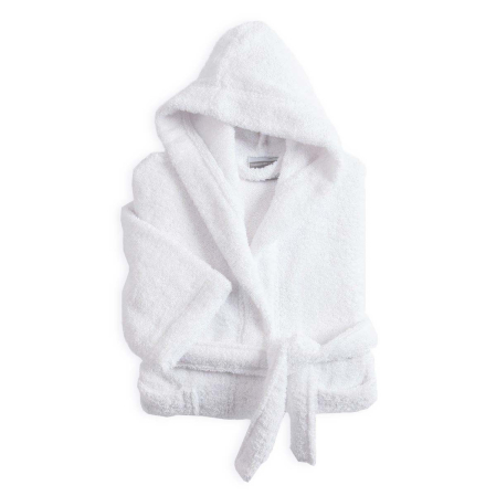 Peignoir Enfant Coton 420g Blanc neige | Linge de bain | peignoir enfant | Tradition des Vosges