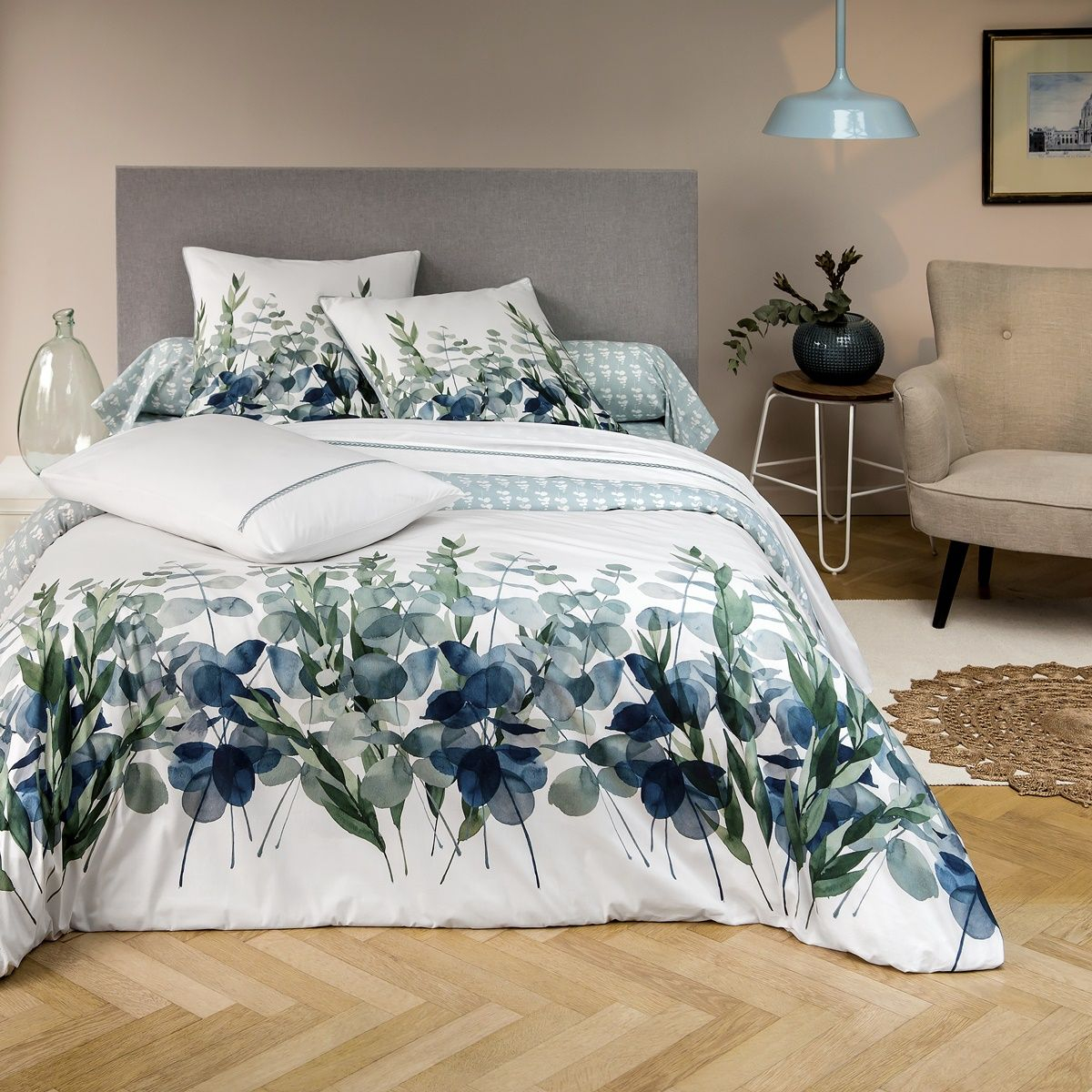 Taie d'oreiller avec feuilles d'eucalyptus sur pied, tropicale, taie d' oreiller, décoration pour la maison, canapé et lit, mignon - AliExpress