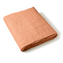 Flat Sheet Washed Linen orange | Linge de lit | Tradition des Vosges