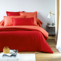Bicolor Duvet Cover red | Bed linen | Tradition des Vosges