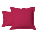 Cotton Pillow Cases fushia | Bed linen | Tradition des Vosges