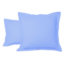 Cotton Pillow Cases sky | Bed linen | Tradition des Vosges