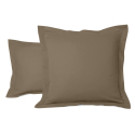 Cotton Pillow Cases  brown | Bed linen | Tradition des Vosges