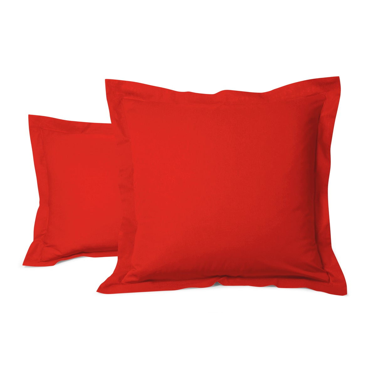 Cotton Pillow Cases red | Bed linen | Tradition des Vosges