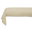 Cotton Bolster Case beige | Bed linen | Tradition des Vosges