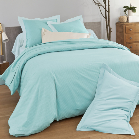 Parure de draps 3 pièces, en 100 % coton longues fibres