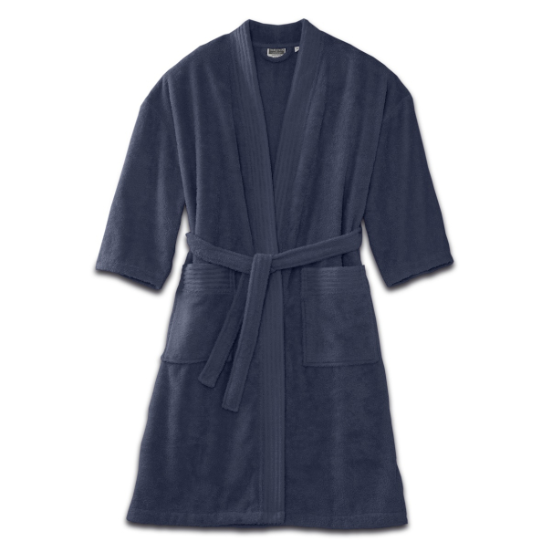 Cotton Kimono 420 Gr blue | Bed linen | Tradition des Vosges