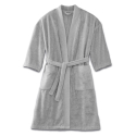 Cotton Kimono 420 Gr platinium | Bed linen | Tradition des Vosges