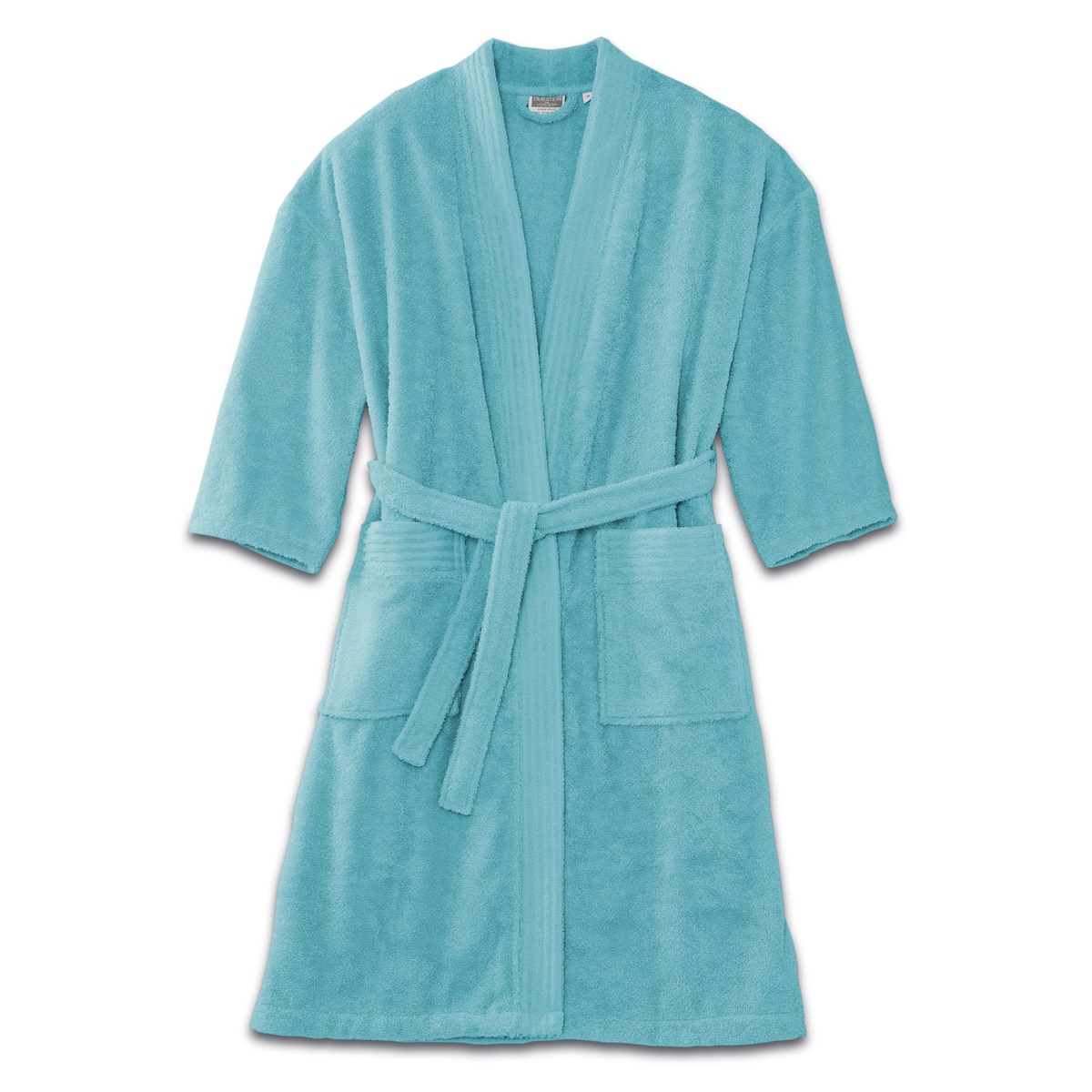 Cotton Kimono 420 Gr turquoise | Bed linen | Tradition des Vosges