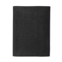 Bath Mat Cotton 550gr Cotton Sponge 800gr / m2 black | Bed linen | Tradition des Vosges