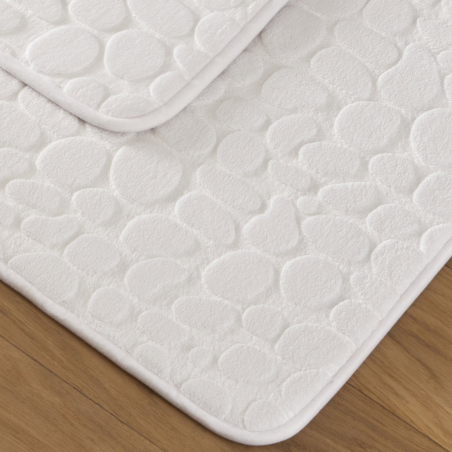 Bathmat Galet White | Bath linen | Tradition des Vosges