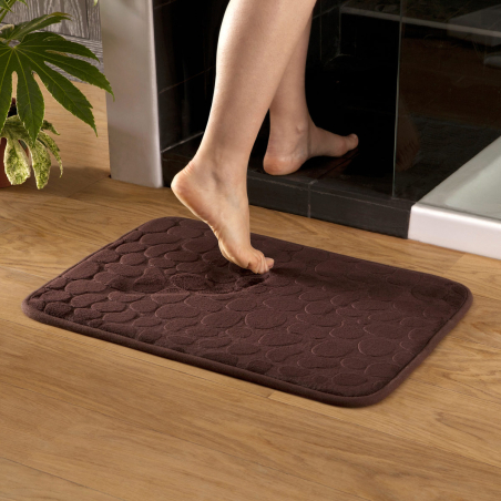 Bathmat Galet Brown | Bath linen | Tradition des Vosges
