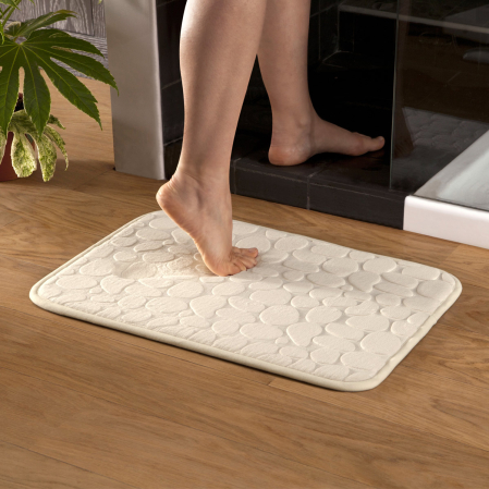 Bathmat Galet Beige | Bath linen | Tradition des Vosges