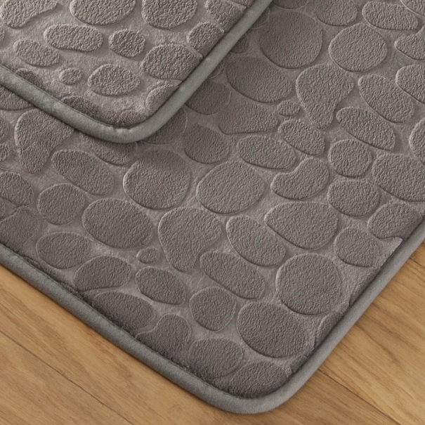 Bathmat Galet Grey  | Bath linen | Tradition des Vosges
