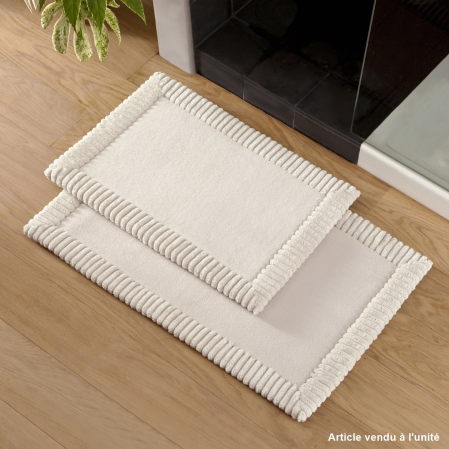 Bath mat Chenille Beige