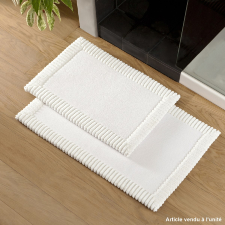 Bath mat Chenille White