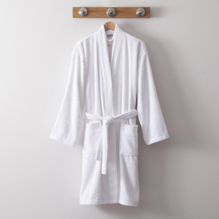Kimono Homme 500g Neige | Linge de bain homme | Peignoir homme | Tradition des Vosges