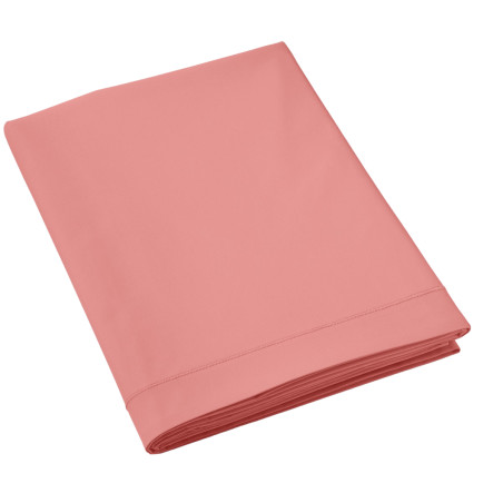 Drap Uni Percale - Orange corail