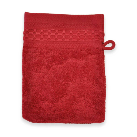 Gant De Toilette 500gr - Zero Twist - Carmin